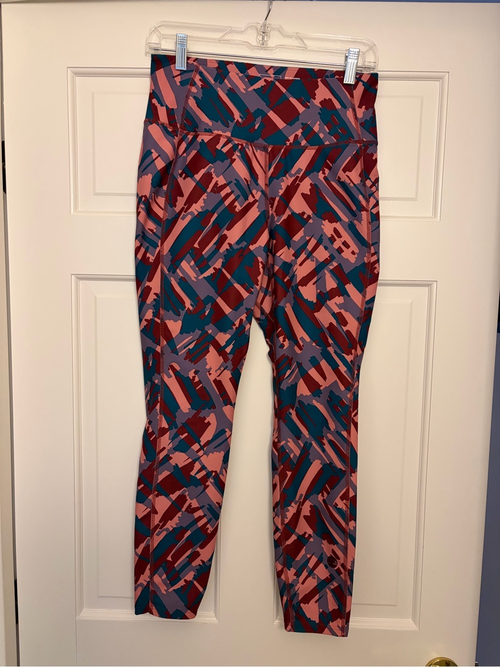 L.L. Bean Multicolor Abstract Print Leggings